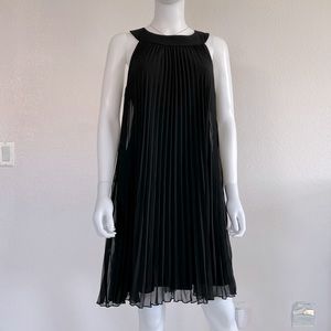 J.B.S black Pleated black dress size 6